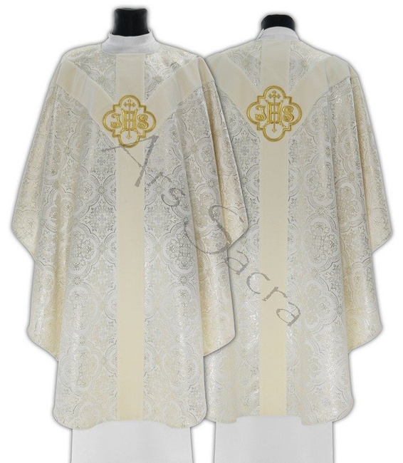 Chasuble semi-gothique "IHS" GY208-AK14