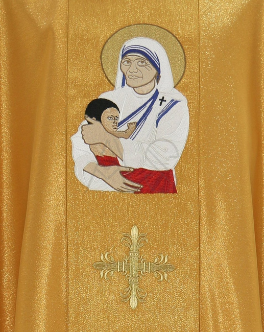 Casulla gótica "Santa Teresa de Calcuta" 433-G63g