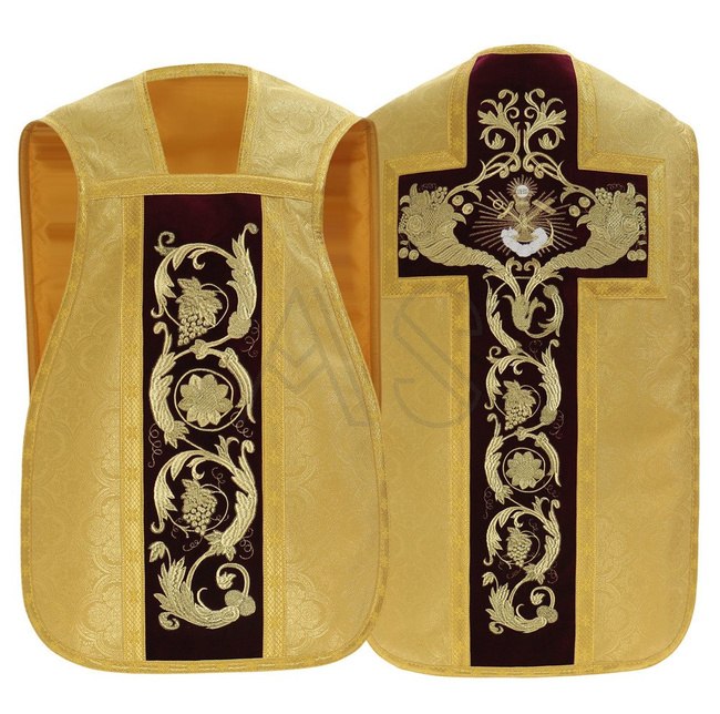 Roman chasuble "Sacramental bread" R787-AC25