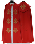 Kapa gotycka "Krzyże Jerozolimskie" K723-R