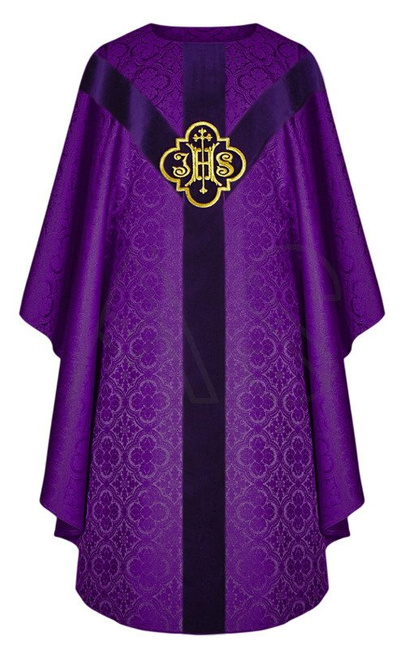 Semi Gothic Chasuble "IHS" GY208-AF25