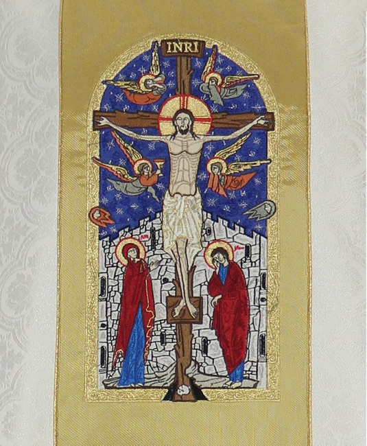 Chasuble gothique "Crucifixion" 746-FG25