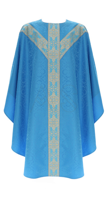 Chasuble semi-gothique mariale GY201-N25